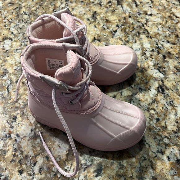 Sperry Kids' Pink Port Boot - Picture 3 of 4